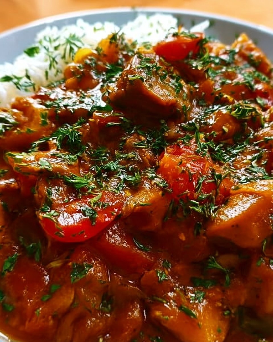 Auberginen in Tomatensauce