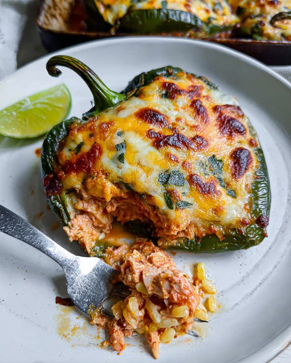 Savor Chicken Stuffed Poblano Peppers for Quick Weeknight Joy