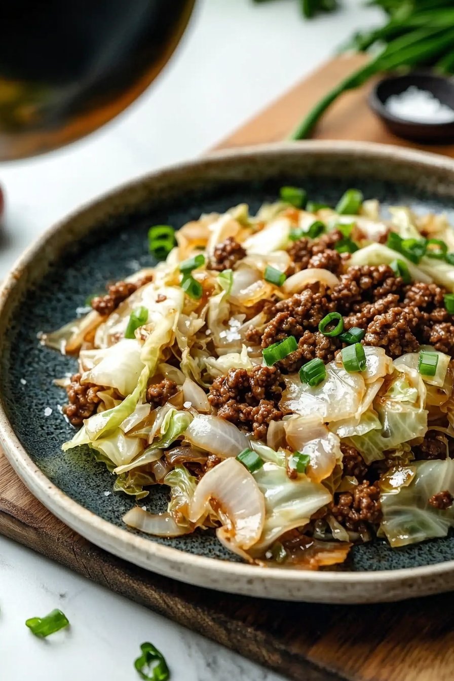 Keto Beef and Cabbage Stir-Fry
