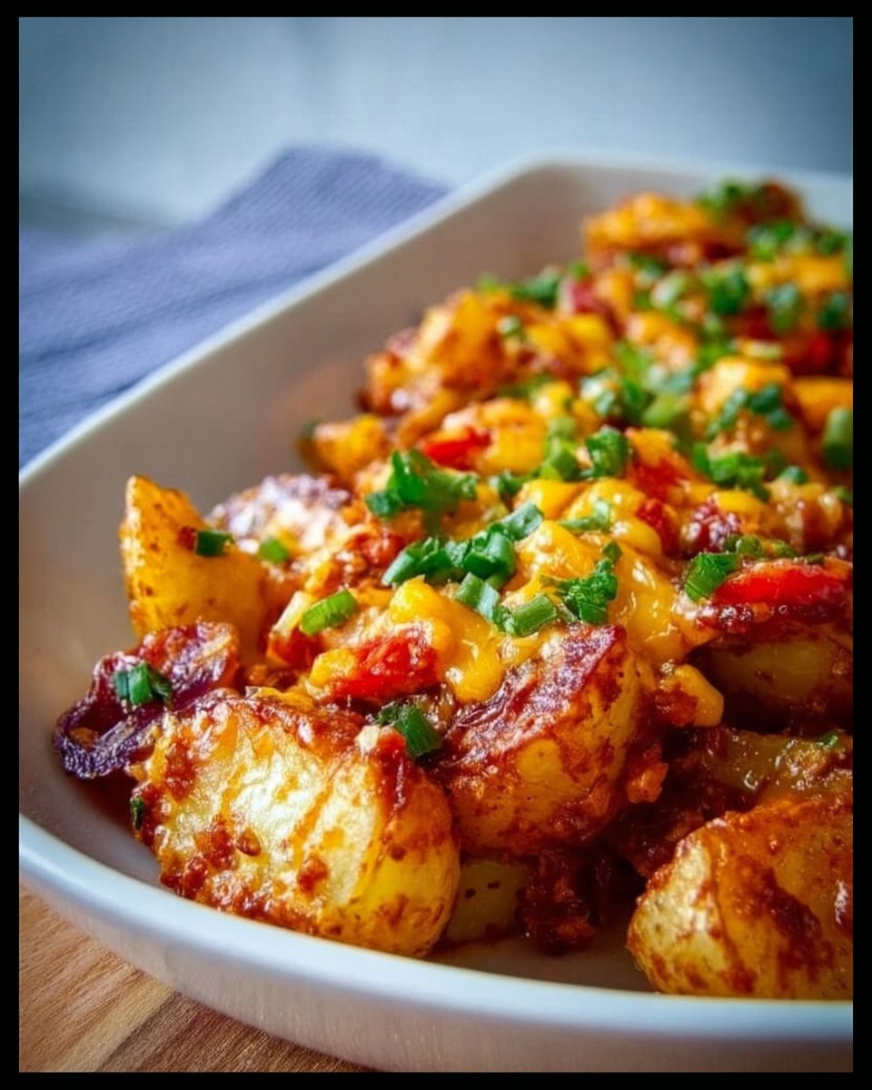 Chili-Cheese Kartoffeln
