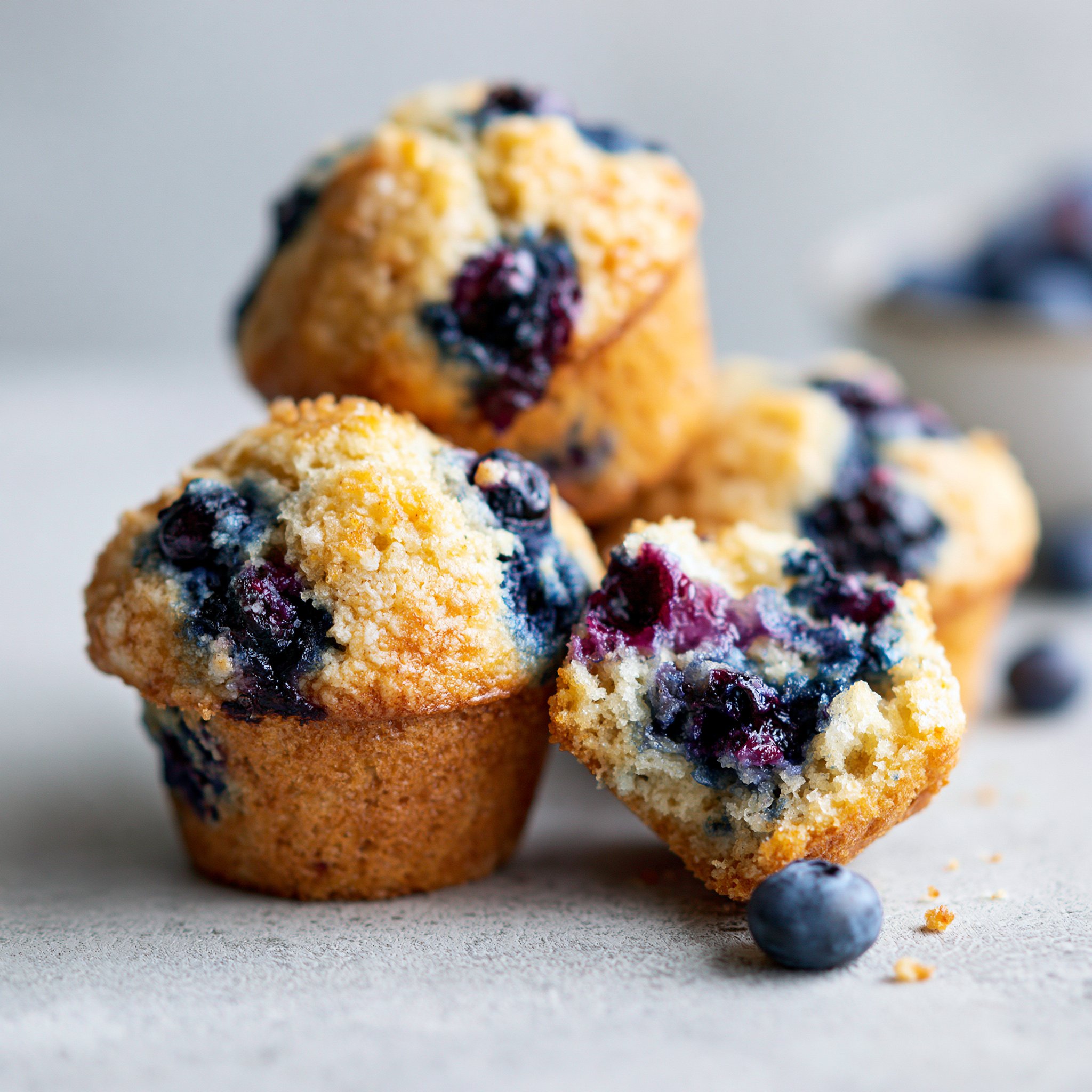Diabetic Blueberry Muffins