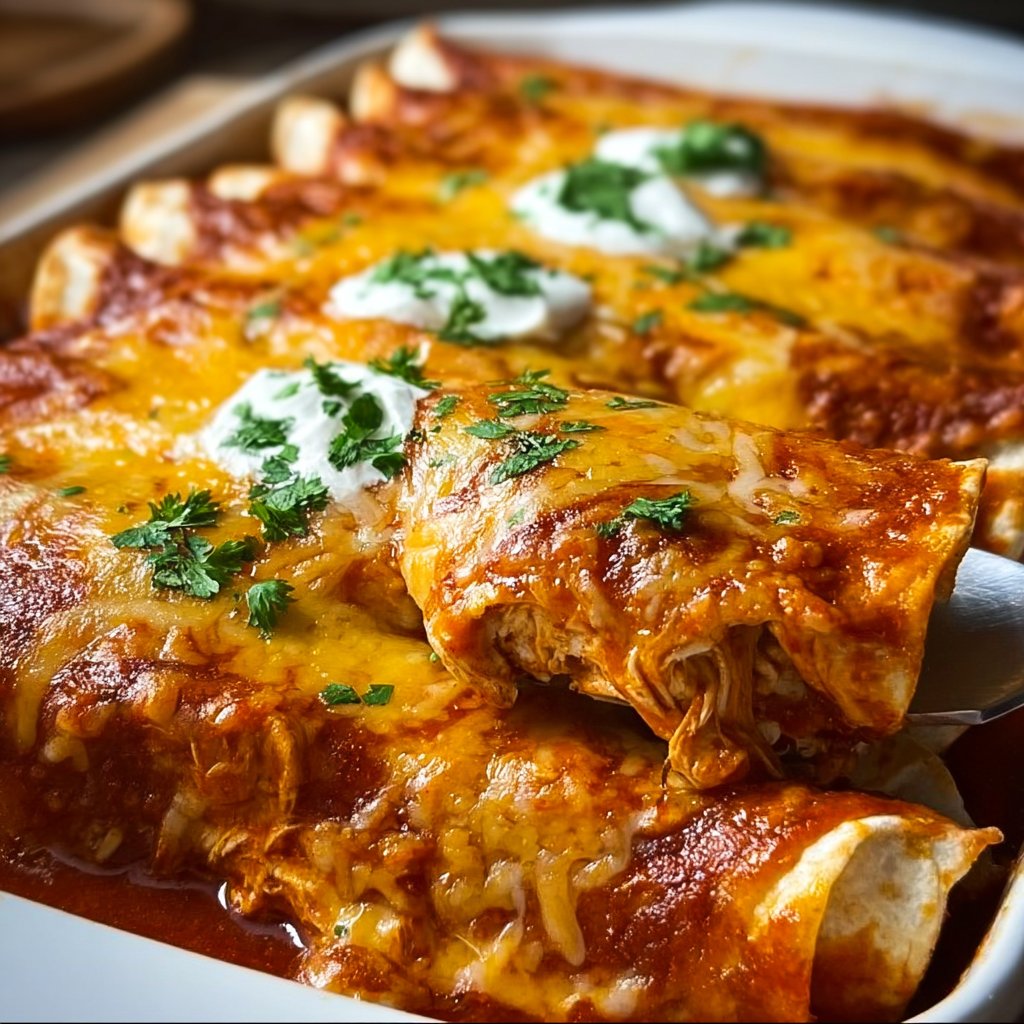 Ultimate Quick and Easy Chicken Enchiladas