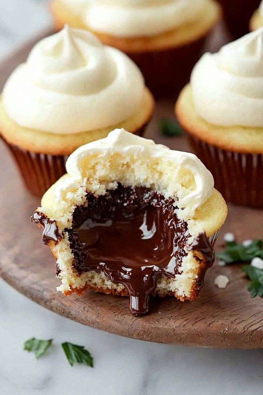 Boston Cream Pie Cupcakes