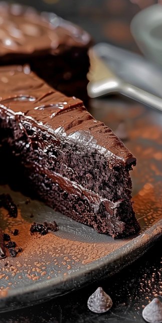 Gâteau au chocolat noir facile