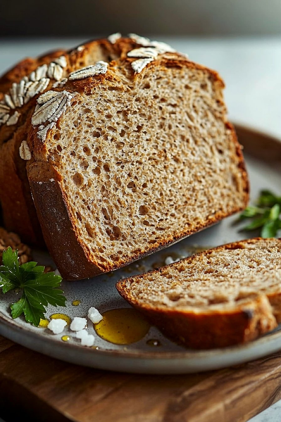 Vollkornbrot mit Dinkel Heißluftfritteuse