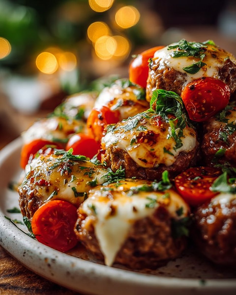Christmas Caprese Wreath