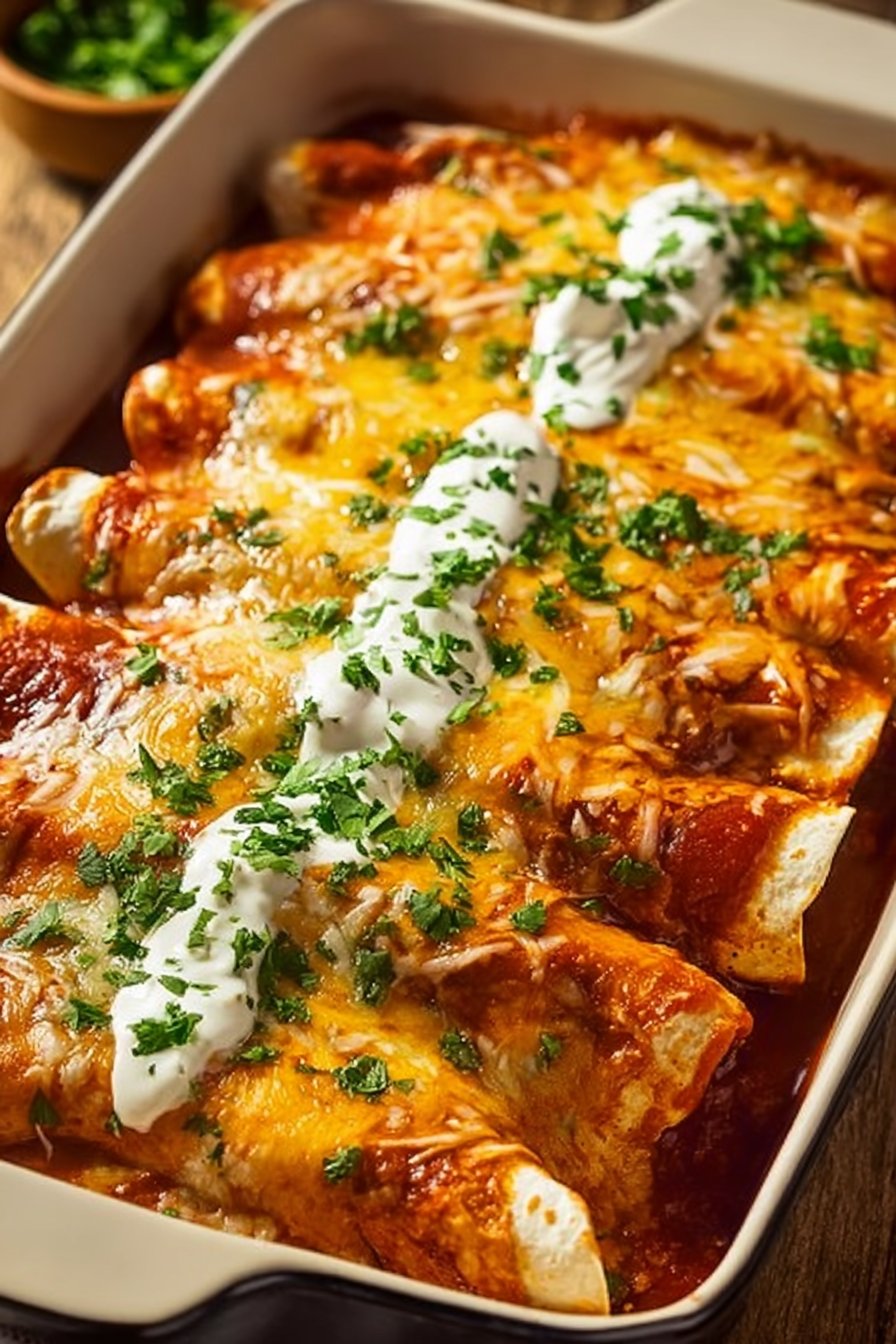 Ultimate Quick and Easy Chicken Enchiladas