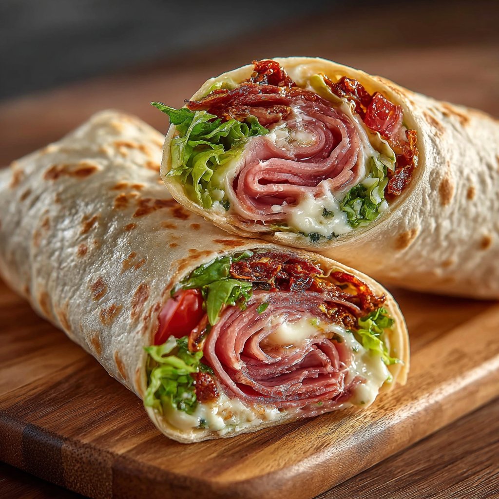 Easy Italian Pinwheel Sandwiches