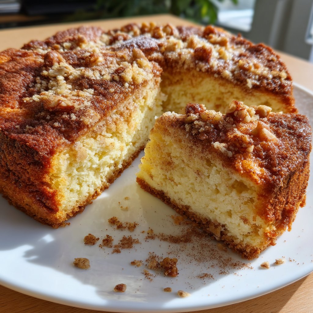 Cinnamon Ricotta Coffee Cake
