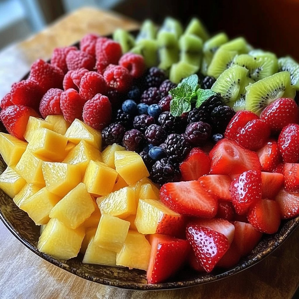 Valentine Fruit Platter