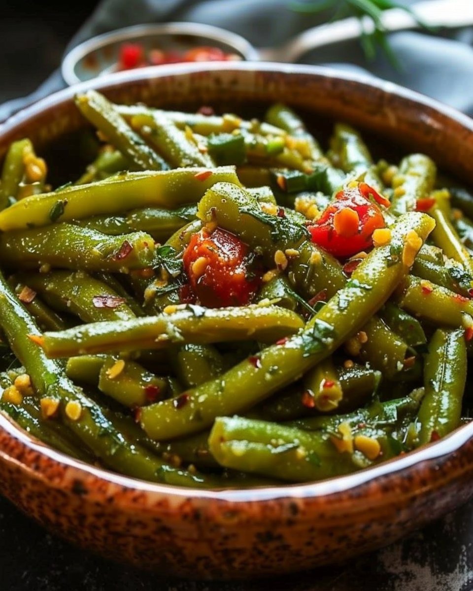 Greek Green Beans Fasolakia