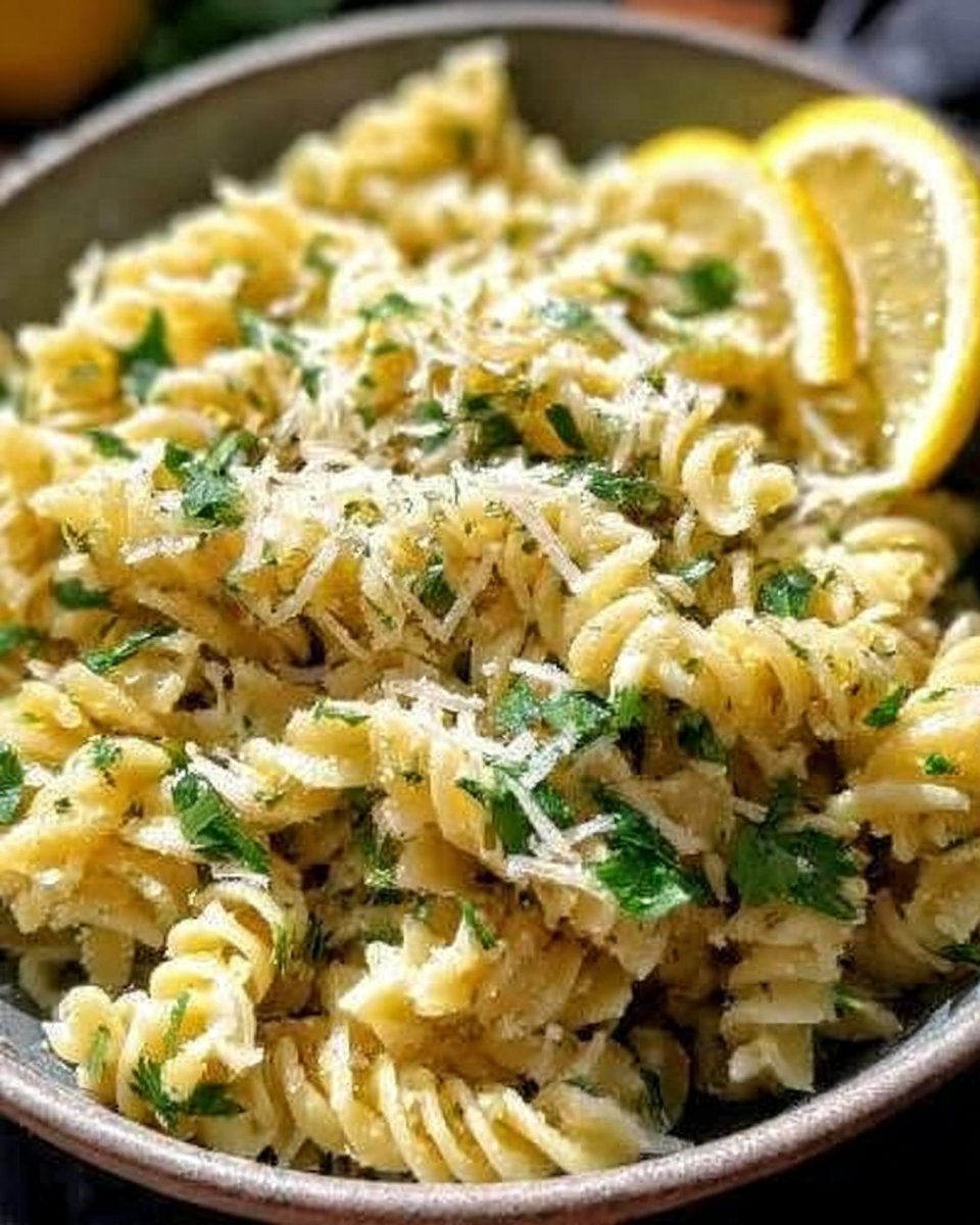 Lemon Parmesan Pasta Salad