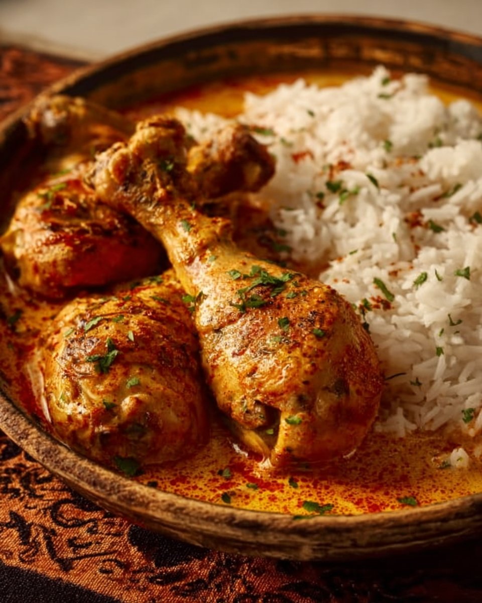 Creamy Paprika Chicken Drumsticks with Steamed Rice 1 Creamy Paprika Chicken Drumsticks with Steamed Rice