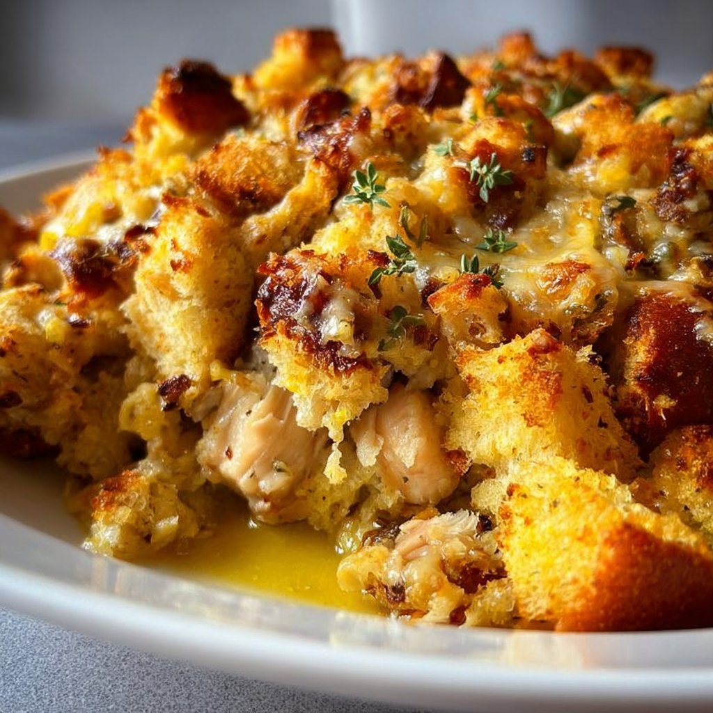 Crockpot Chicken and Stuffing
