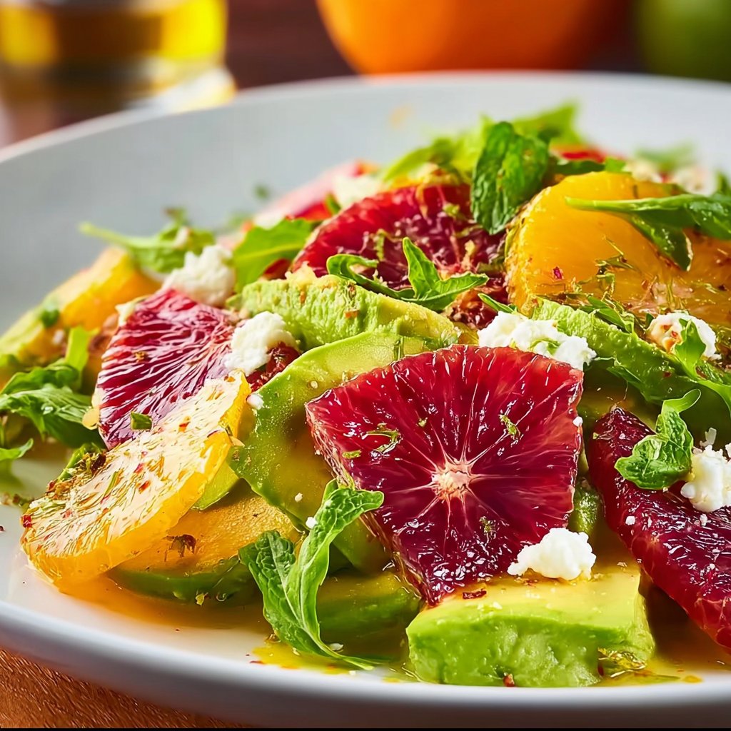 Blood Orange Avocado Salad