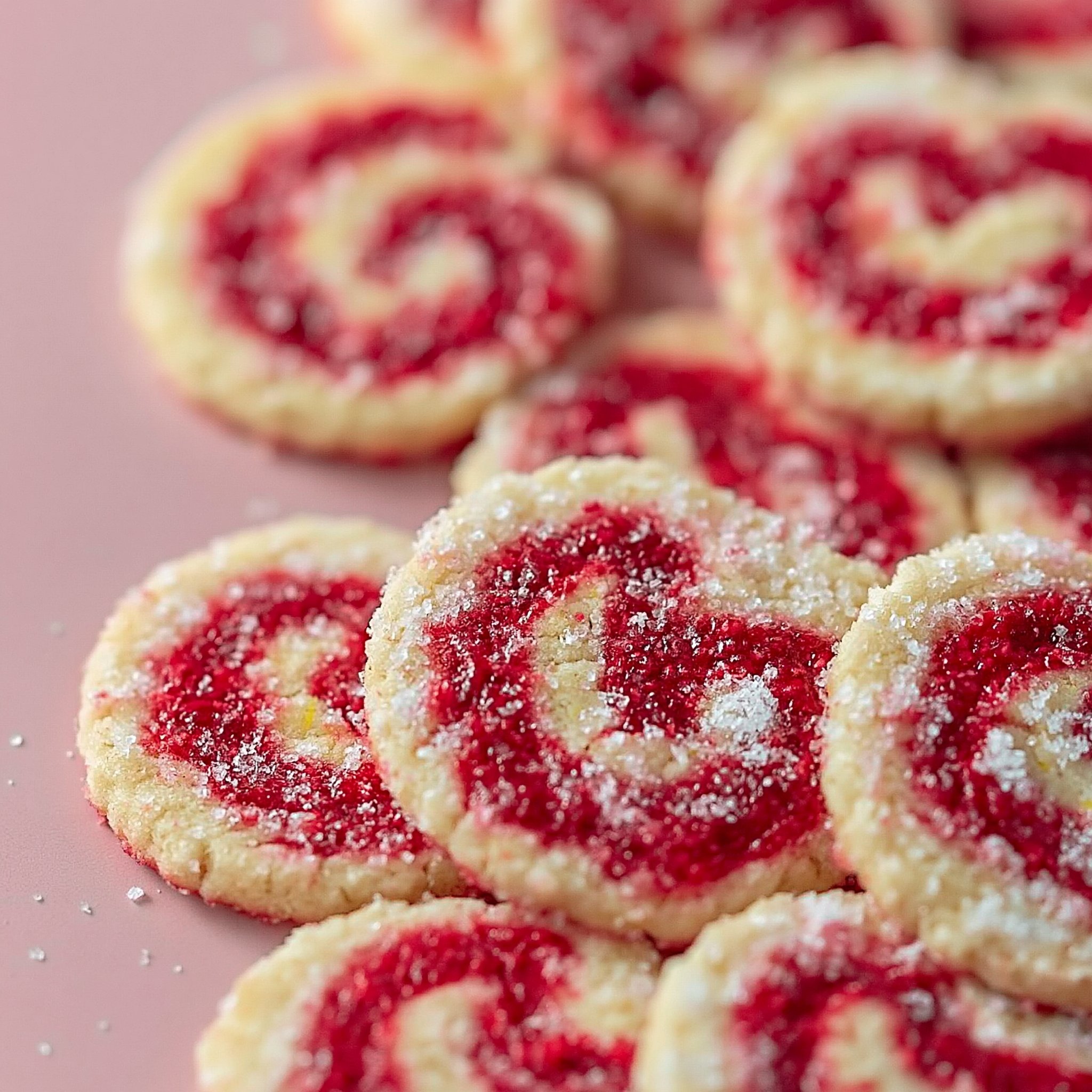 Valentine's Day Raspberry Lemon Cookies