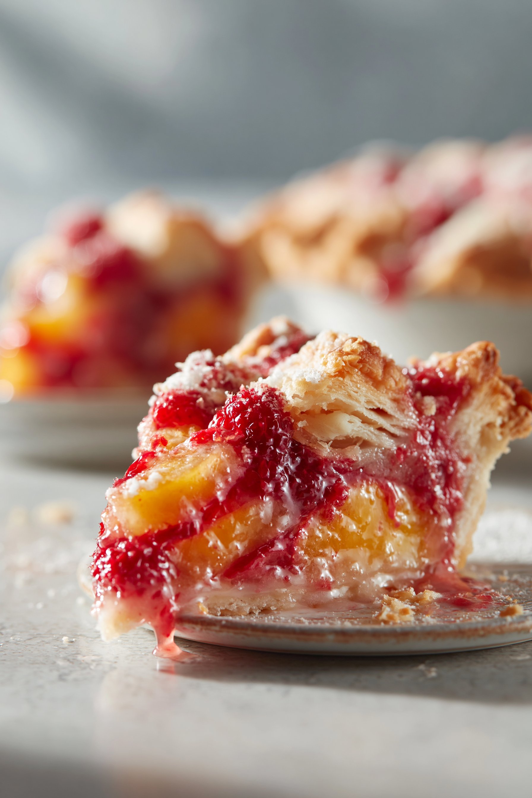 Peach Raspberry Pie