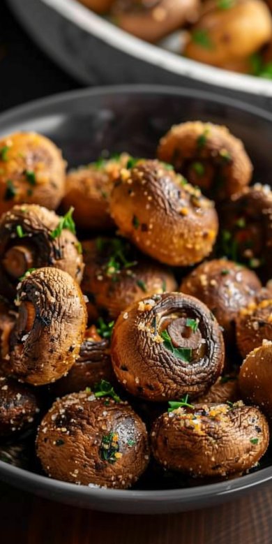 Champignons airfryer : recette rapide et savoureuse