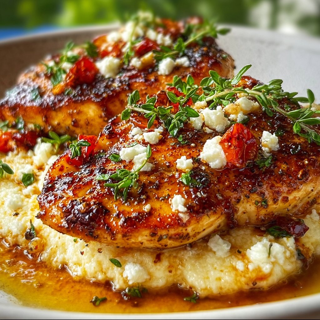 Hot Honey Feta Chicken