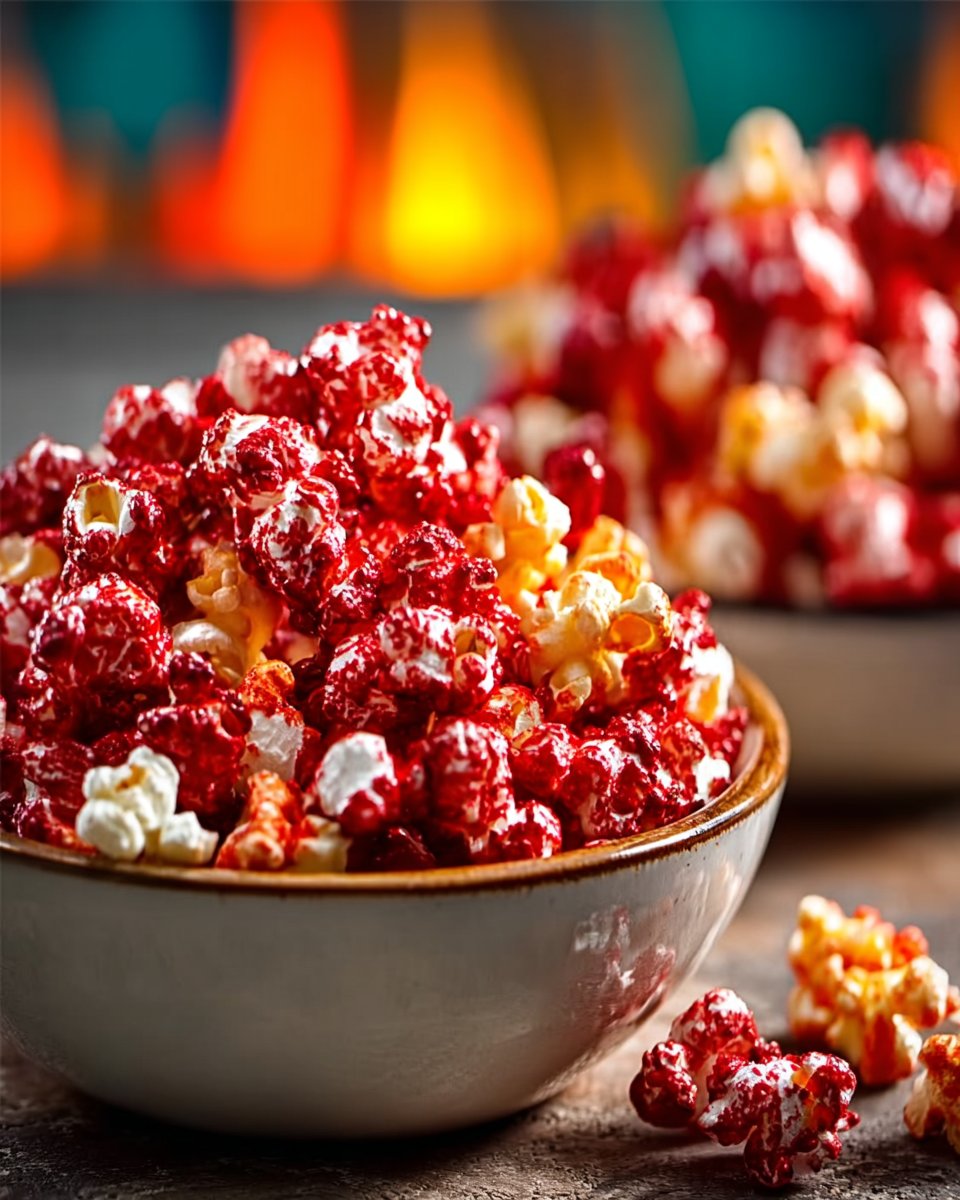 Bloody Red Velvet Popcorn