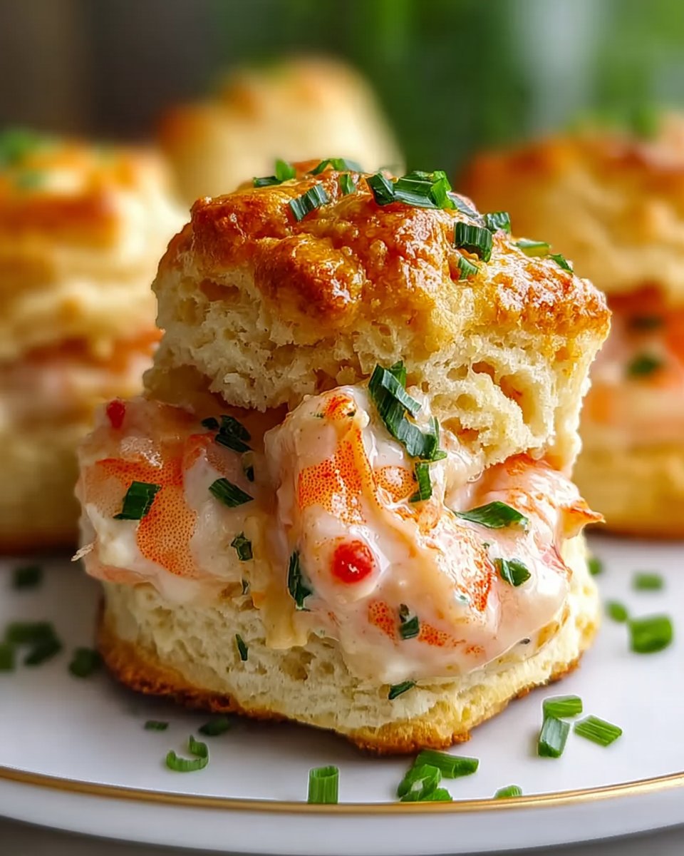 Shrimp Crab Biscuit Melts