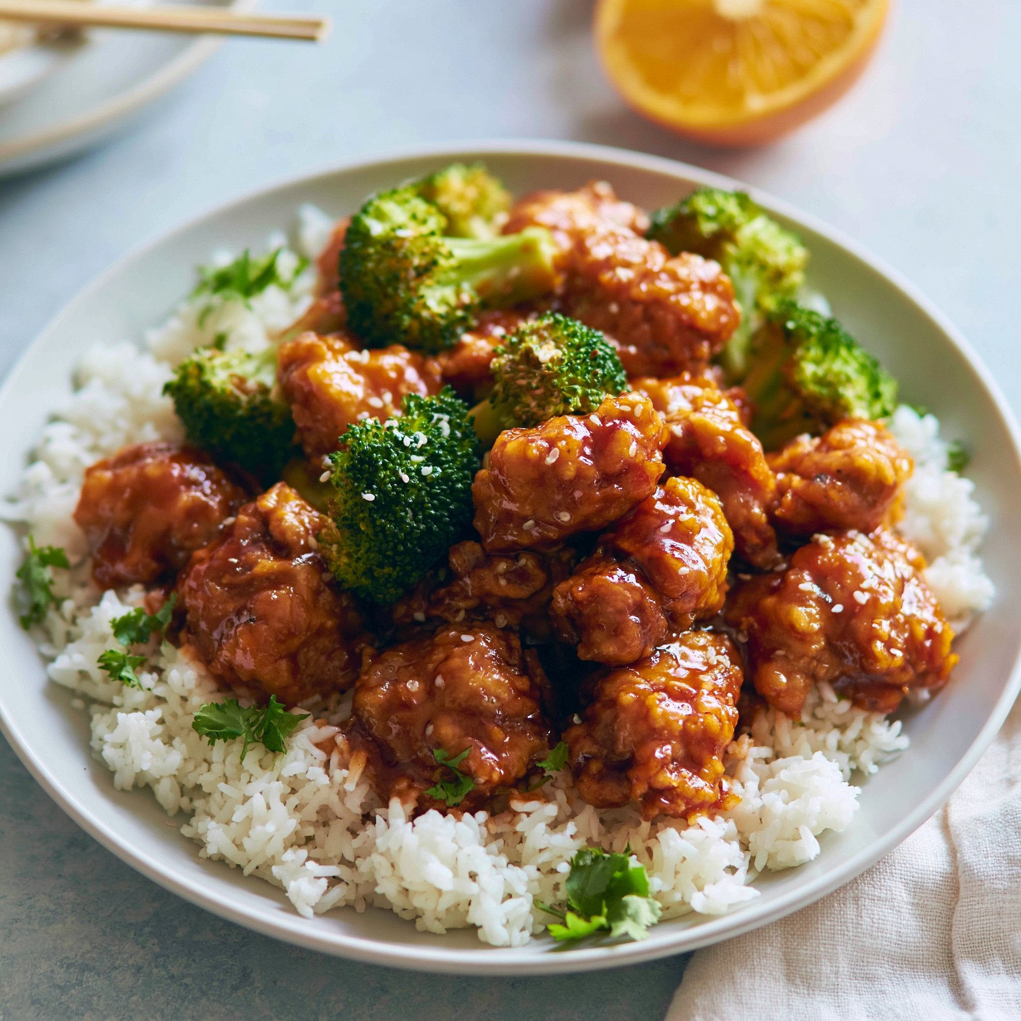 Einfache Orange Chicken