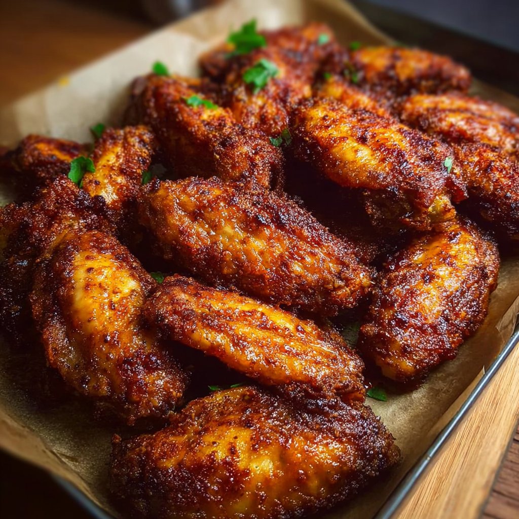 Homemade Crispy Dry-Rub Baked Chicken Wings