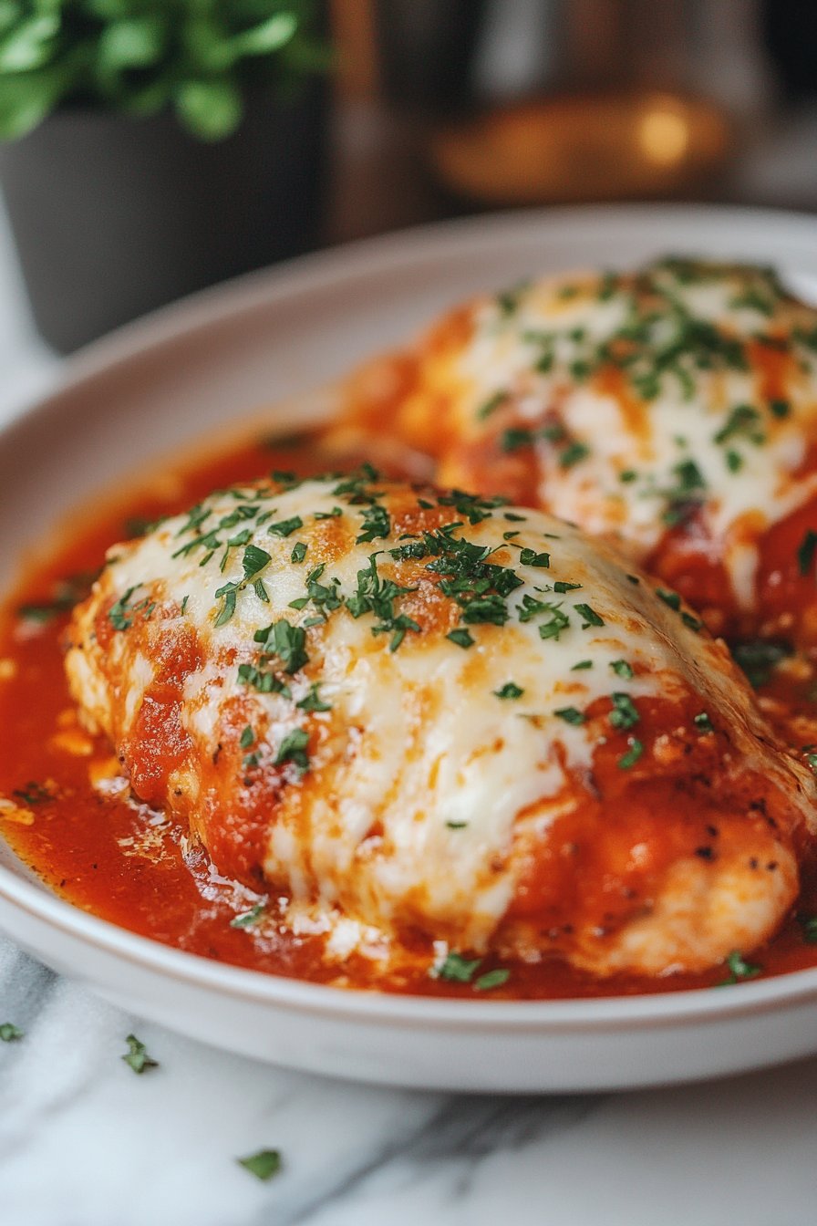 Slow Cooker Chicken Parmesan