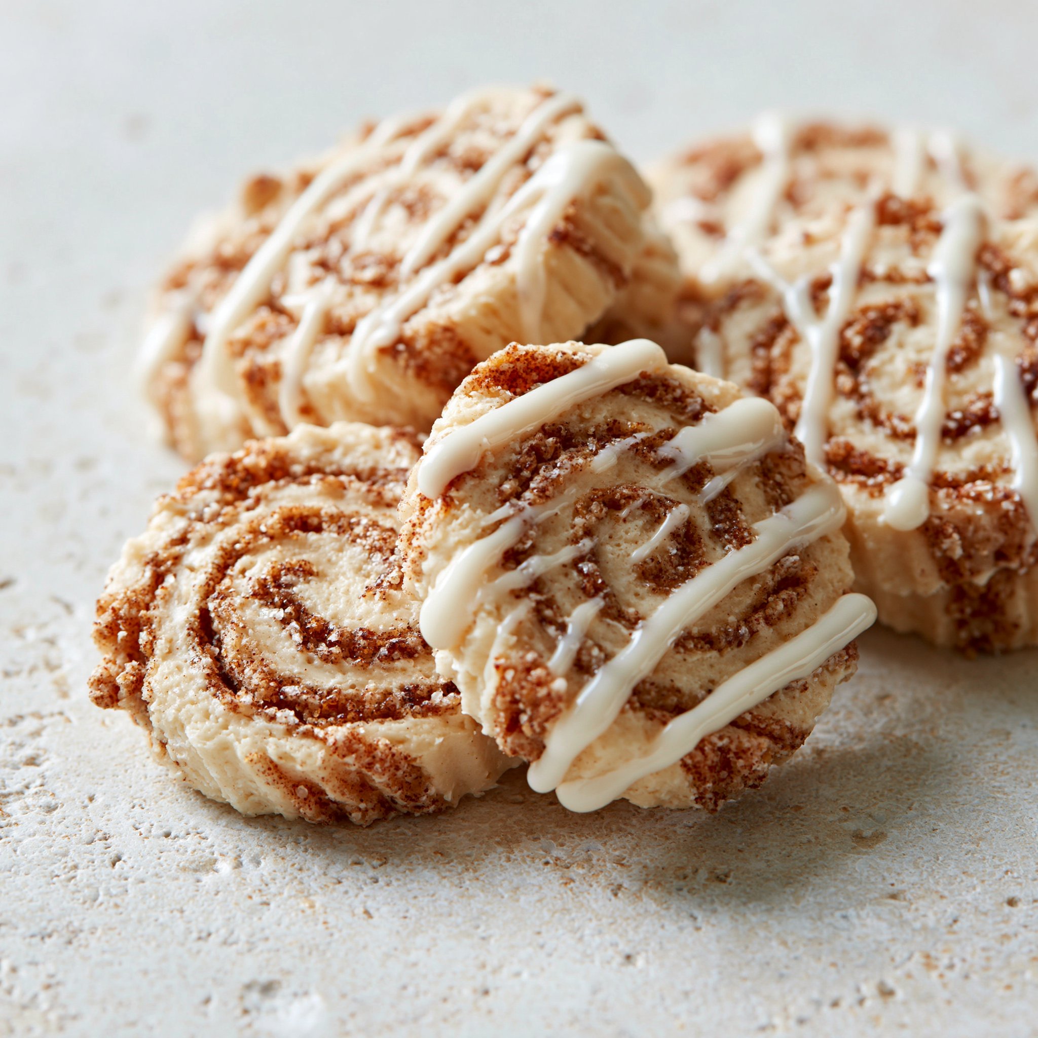 No Bake Cinnamon Roll Cookies
