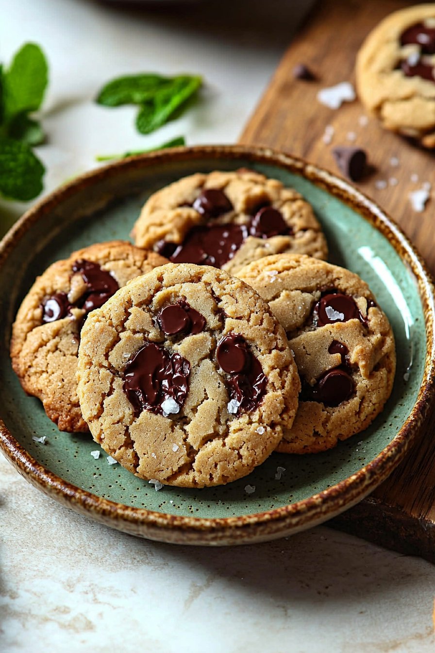 Mint Chocolate Chip Cookies