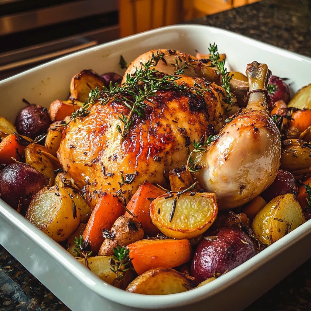 Roasted Chicken with Root Vegetables: A Delightful Recipe! 6 Roasted Chicken with Root Vegetables: A Delightful Recipe!