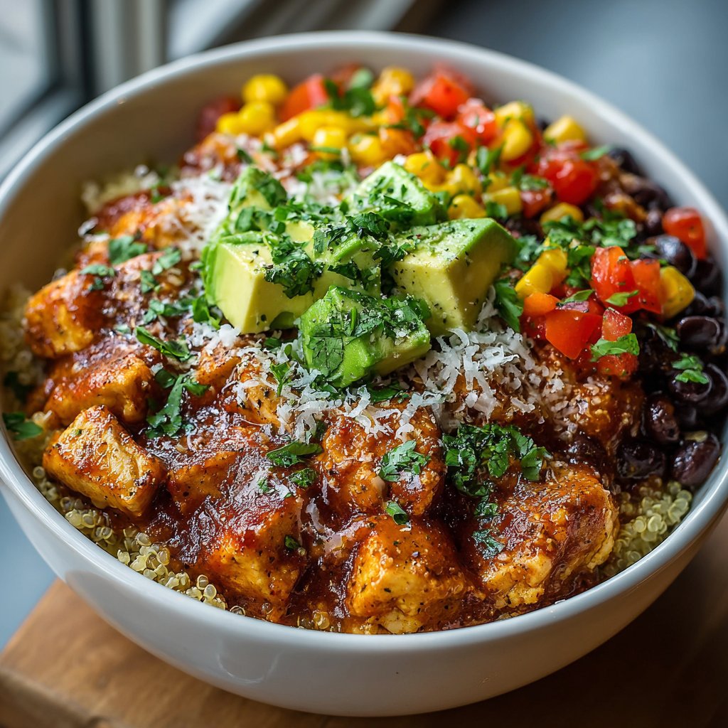 Chicken Enchilada Bowl