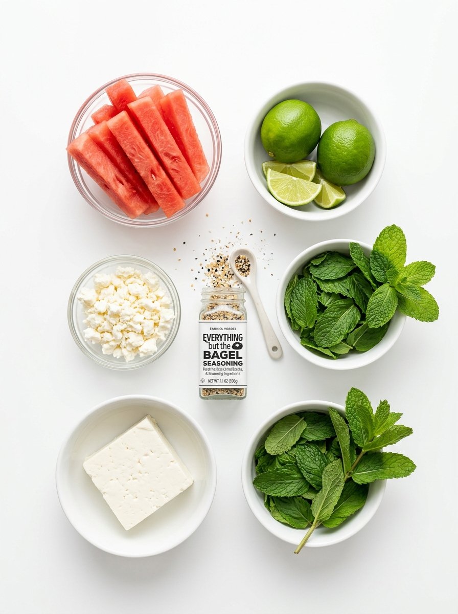 Juicy Watermelon Fries with Feta