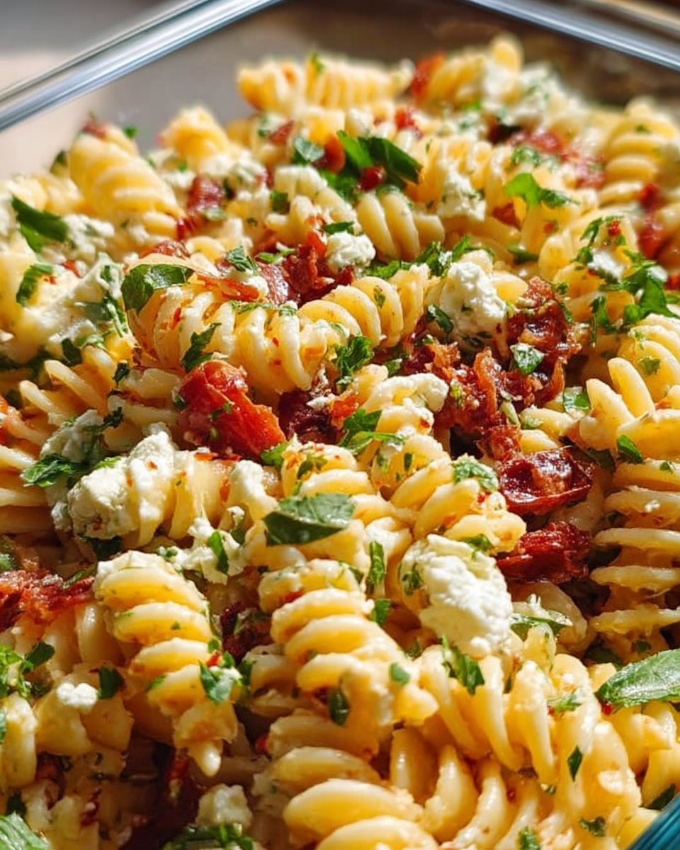Cheesy Meal Prep Pasta Salad