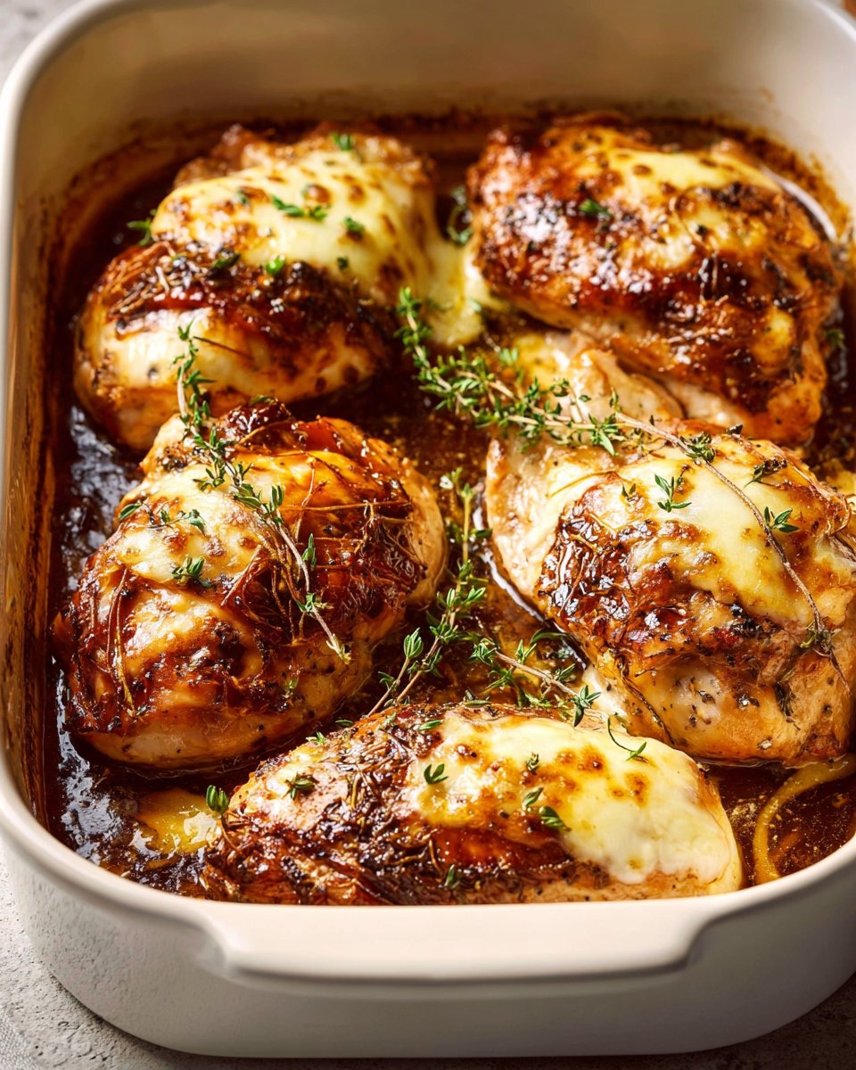 French Onion Stuffed Chicken