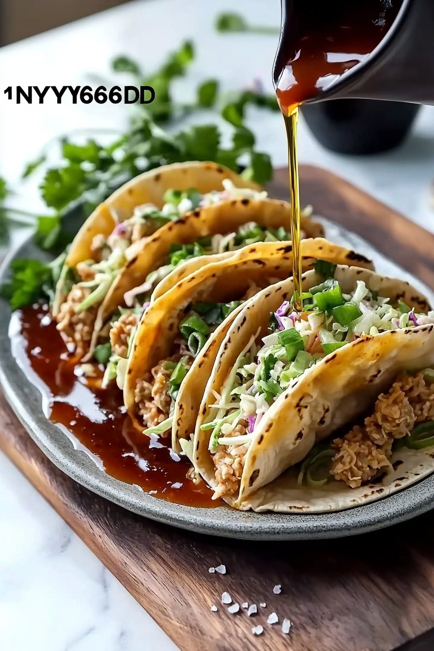 Chicken Wonton Tacos
