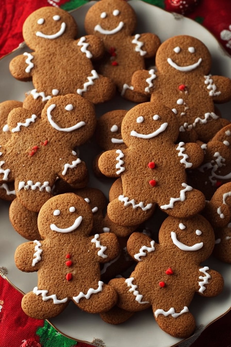 Soft & Chewy Gingerbread Men Cookies