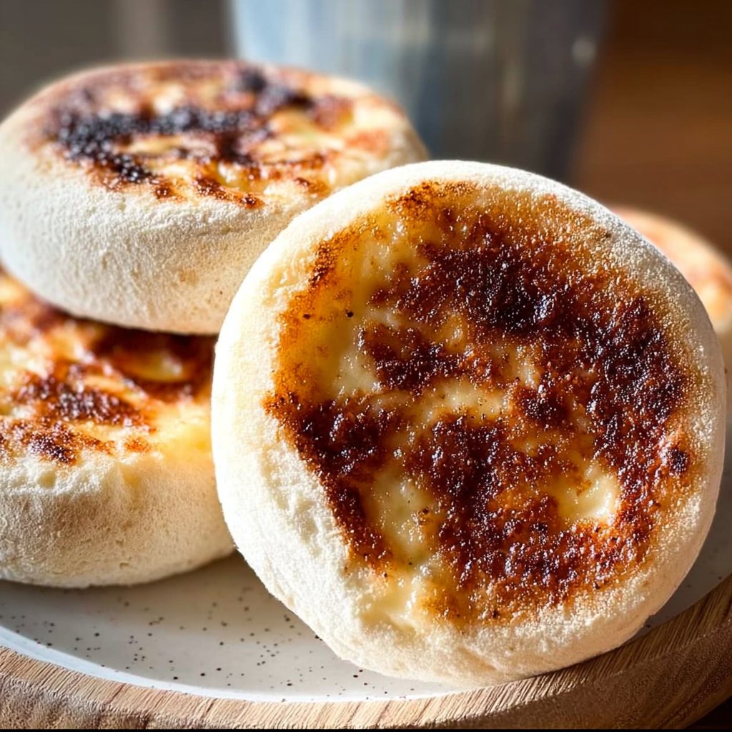 Sourdough English Muffins