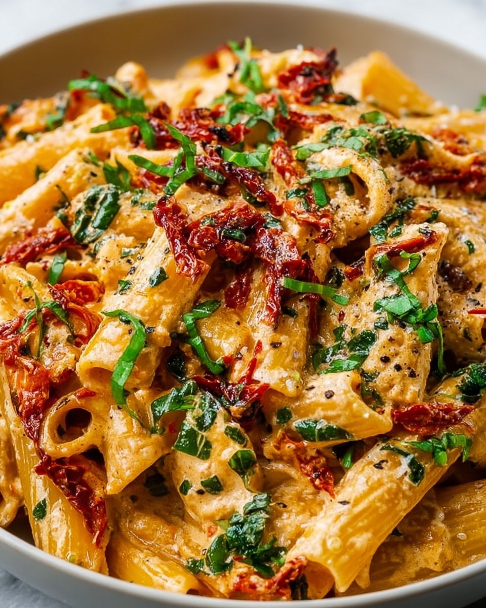 Creamy Vegan Sun-Dried Tomato Pasta