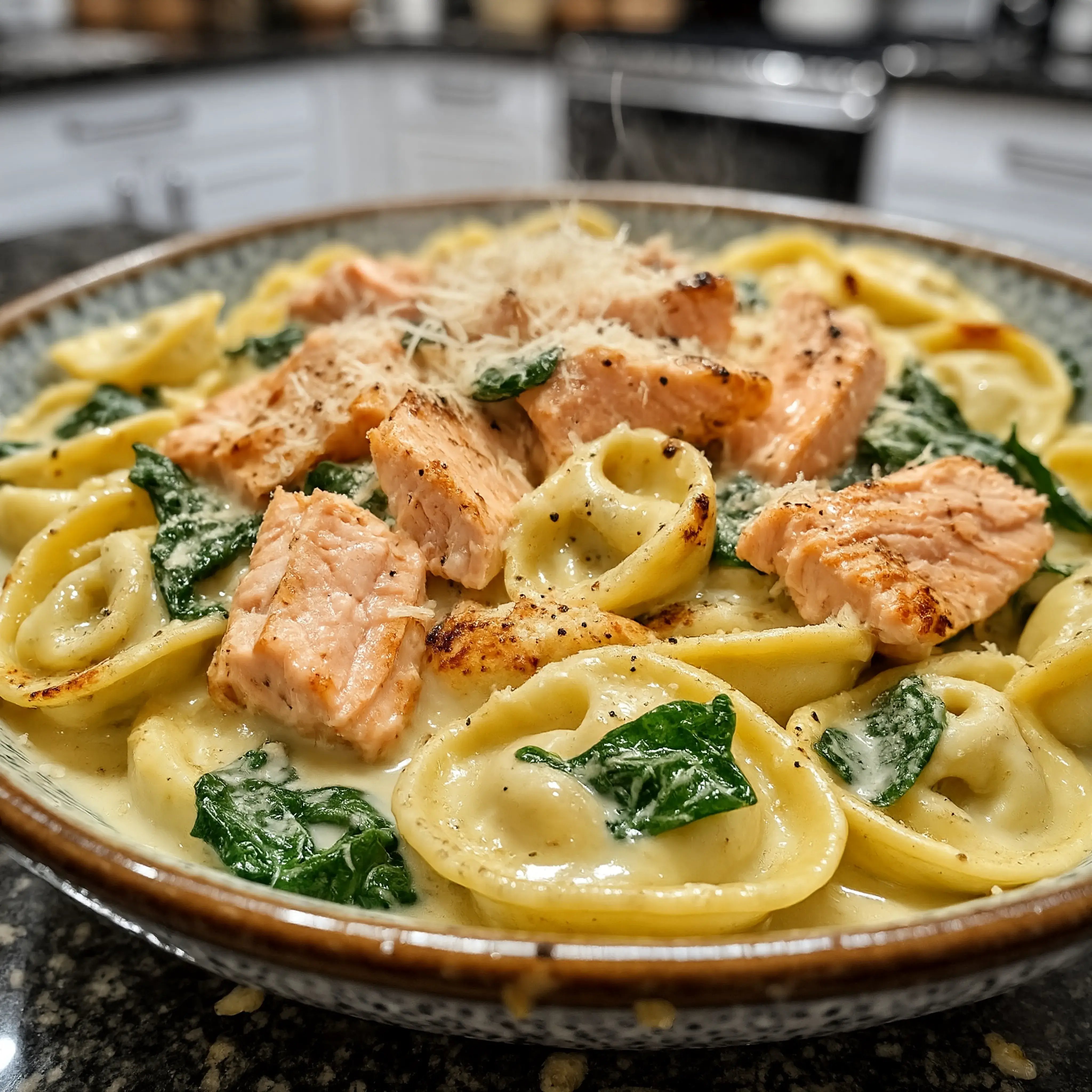 Creamy Salmon and Tortellini 2 Fast and Easy Dinners For Two