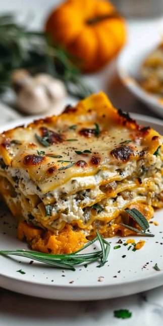 Lasagne de courge butternut