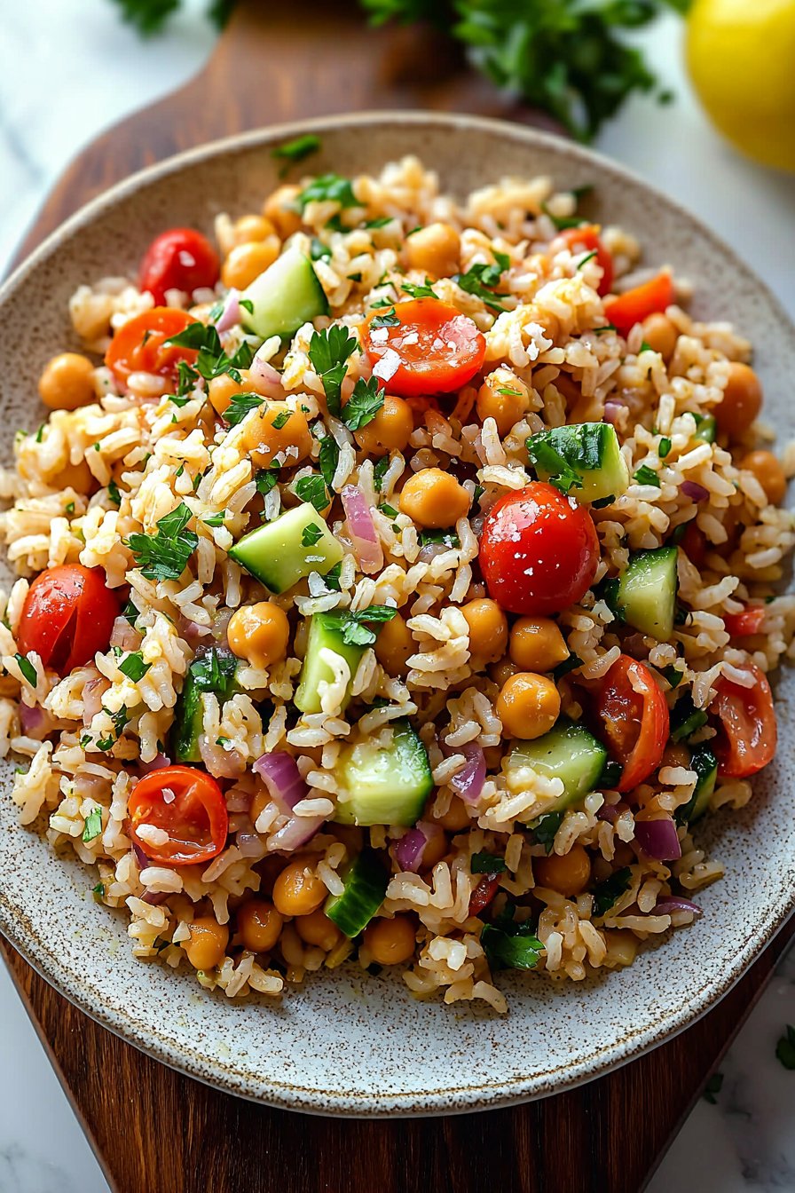 Mediterranean Rice and Beans