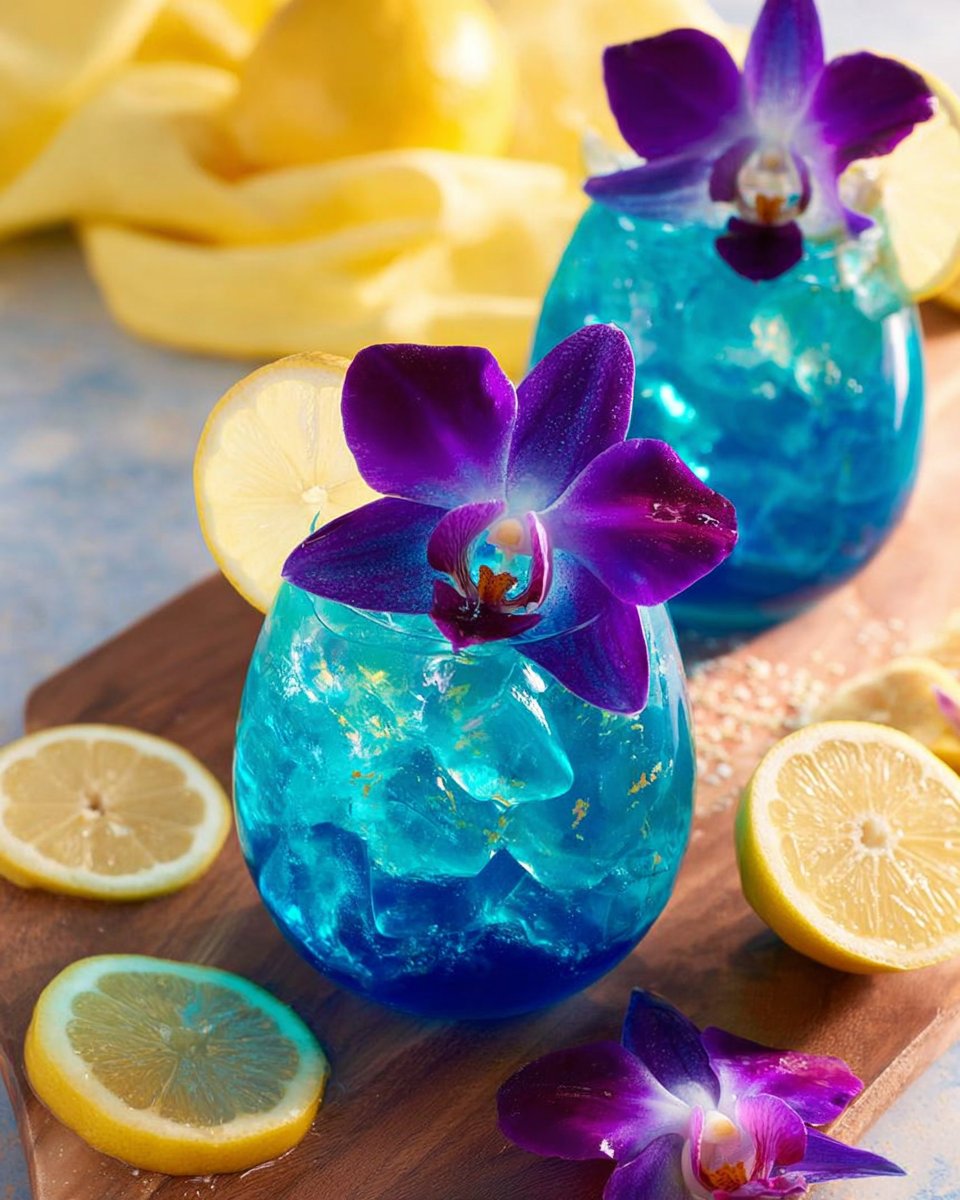 Blue Lagoon Mocktail