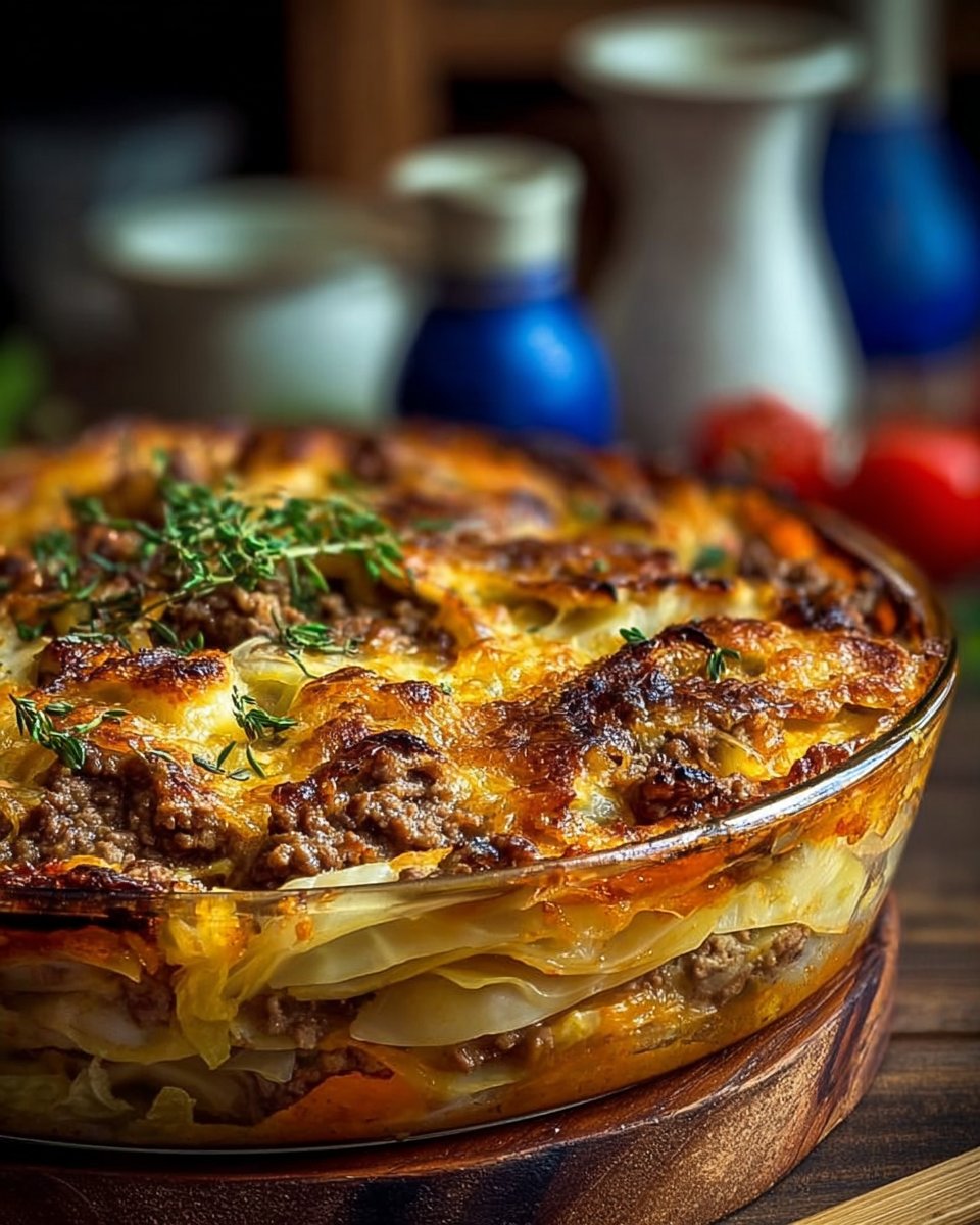 Cabbage Beef Bake 1 Cabbage Beef Bake