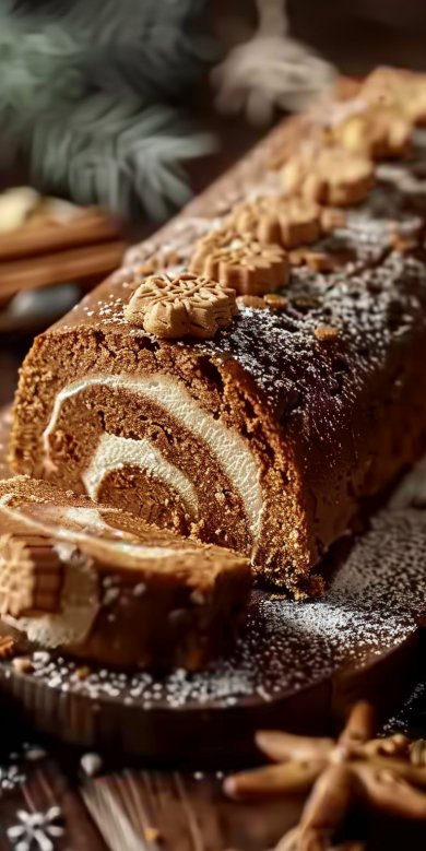 Gourmet and Easy Speculoos Log