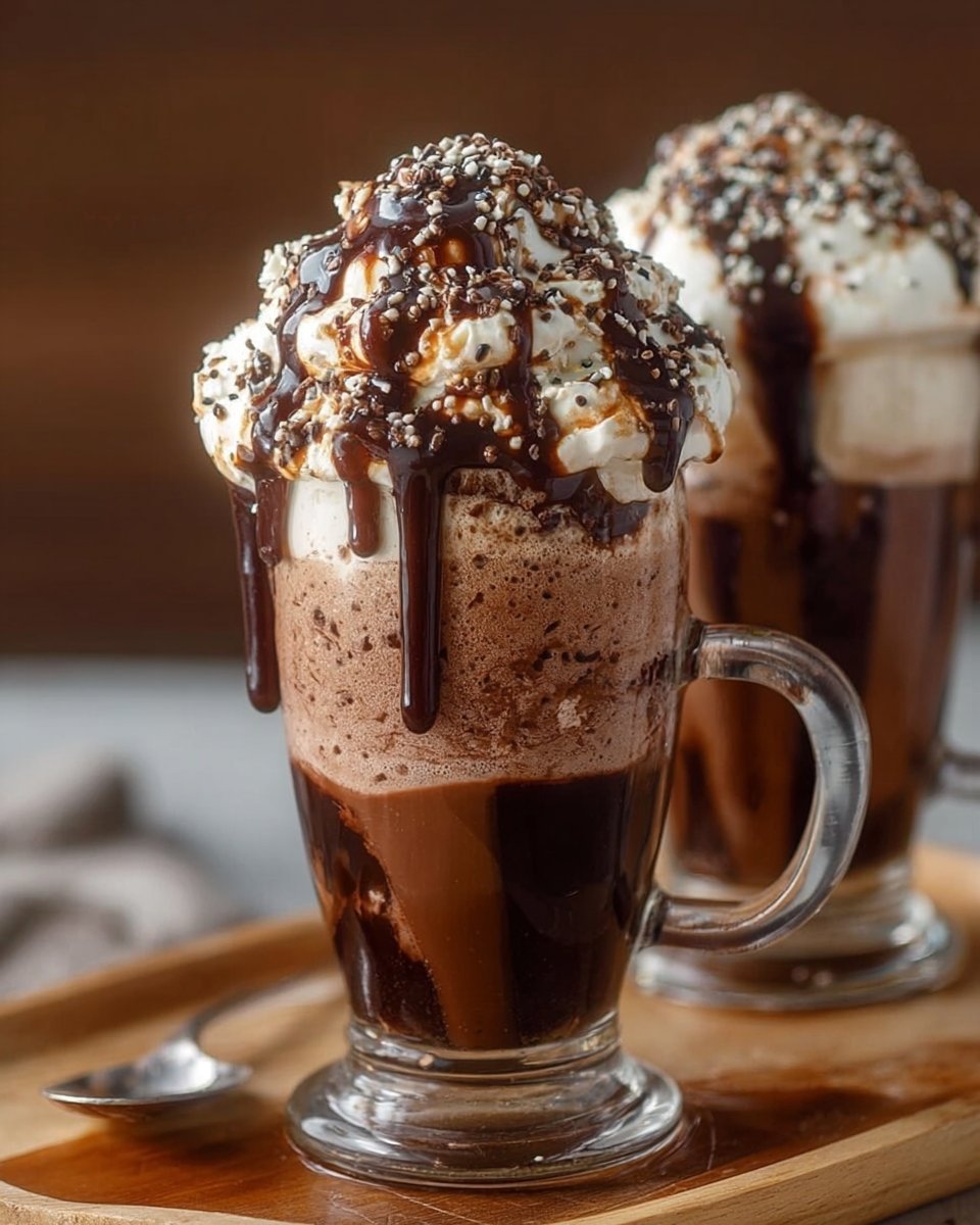 Irresistible Hot Chocolate Floats
