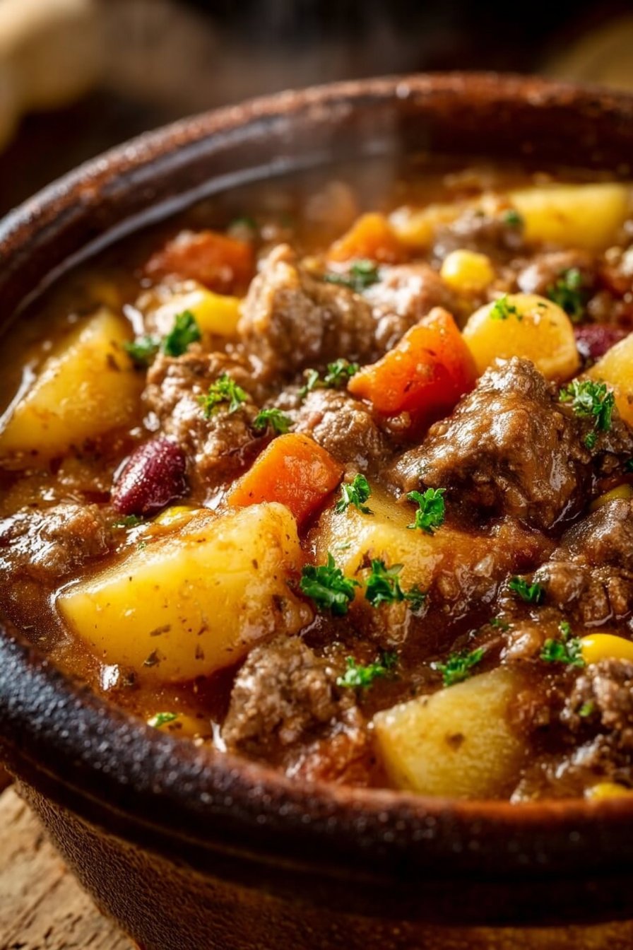 Slow Cooker Cowboy Casserole