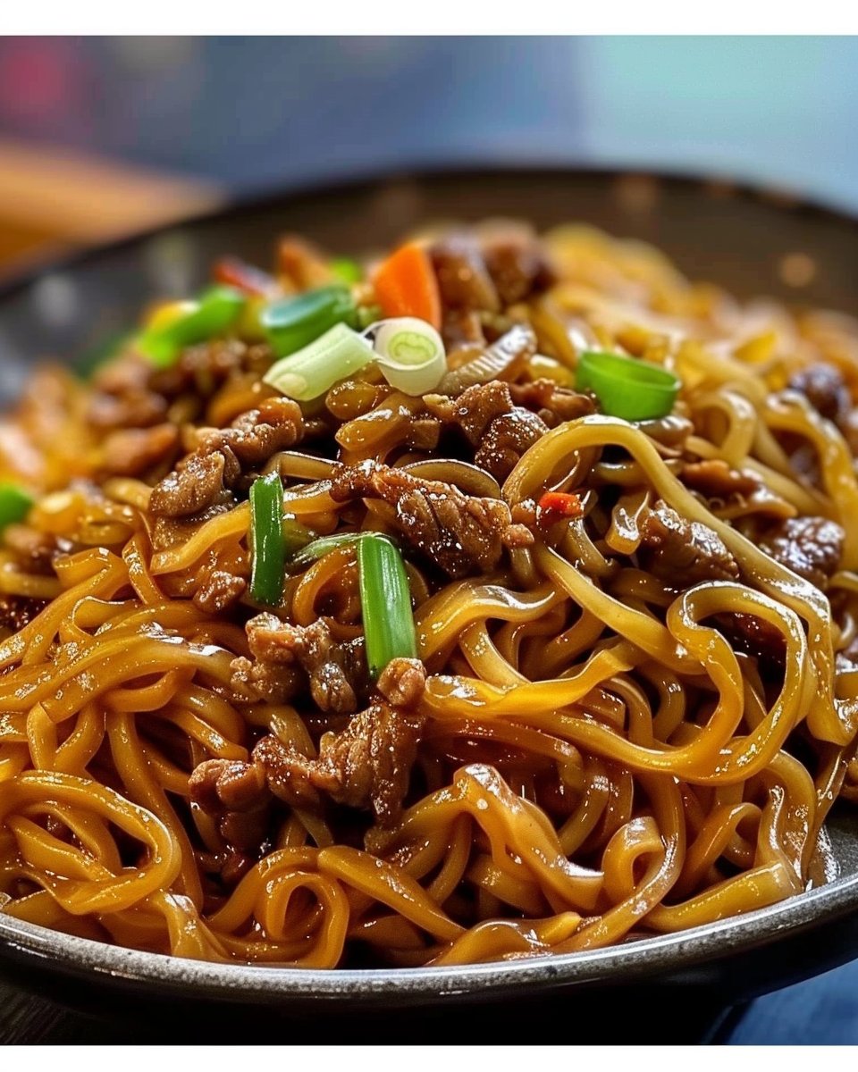 Sweet Soy Ginger Beef Noodles 1 Sweet Soy Ginger Beef Noodles