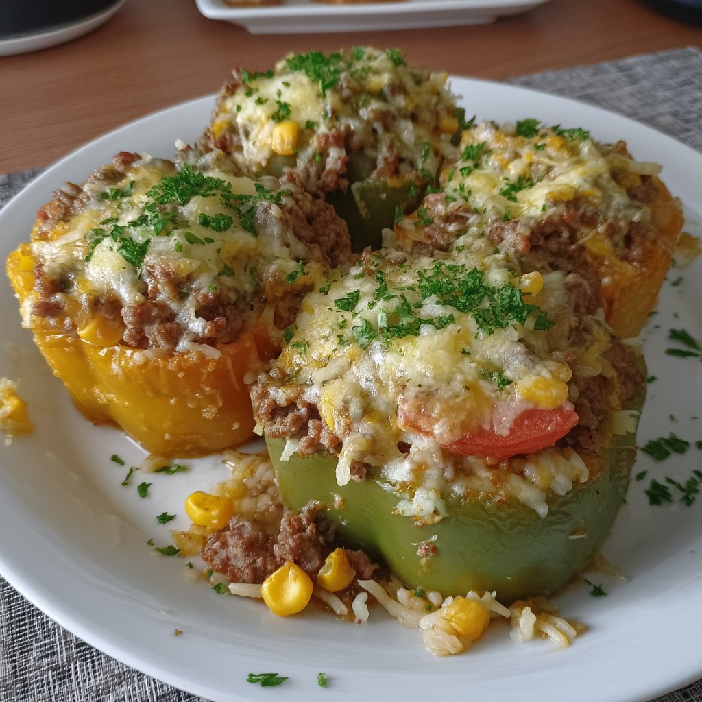 Crockpot Stuffed Peppers (Unstuffed Casserole Style)