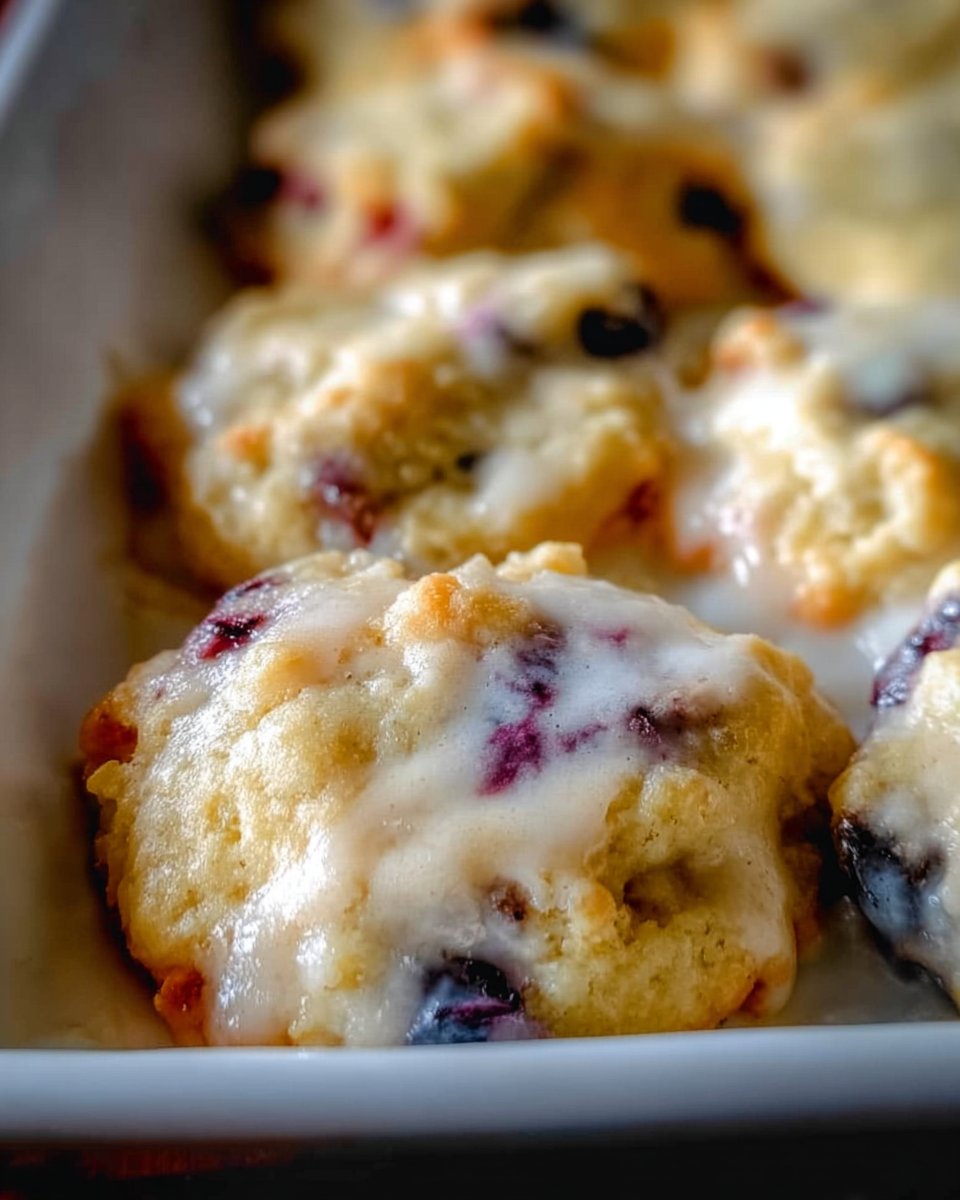 Blaubeer-Butter-Schwimmkekse